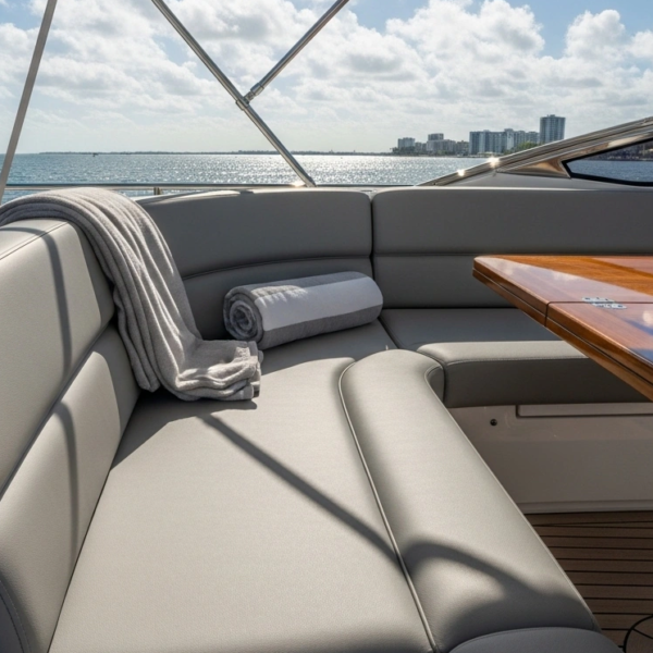 Boats Upholstery in Miami for Eye Catching Style and Refined Coastal Luxury